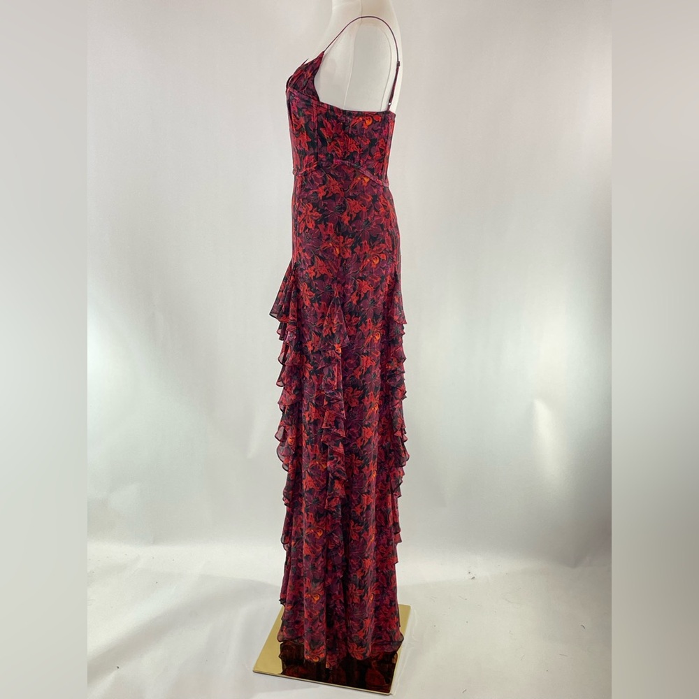 Cinq à Sept Stargazer Lillies Glenda Gown, 0 - Picture 10 of 17